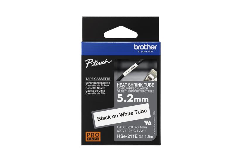 Brother Hse-211e Varmekrymperørtape Kassette Rulle 52 Cm