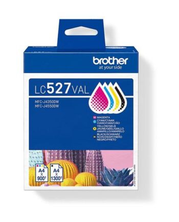 Brother Lc527 Value Pack   Pakker Sort  Gul  Cyan  Magenta Original Blækpatron