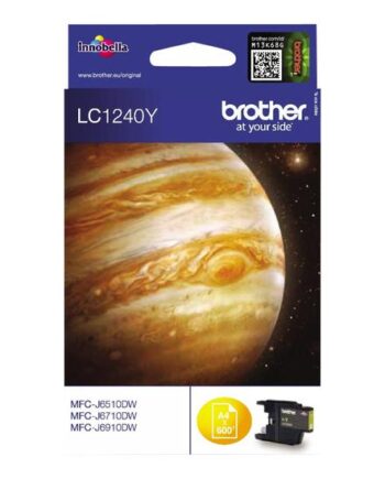 Brother Lc1240y Gul Original Blækpatron