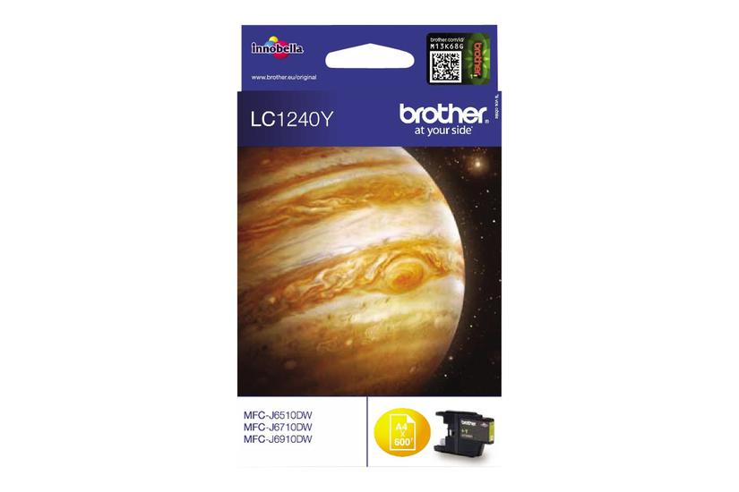 Brother Lc1240y Gul Original Blækpatron