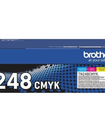 Brother Tn248val Multipack   Pakker Sort  Gul  Cyan  Magenta Original Tonerpatron