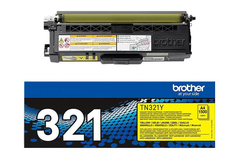 Brother Tn321y Gul Original Tonerpatron