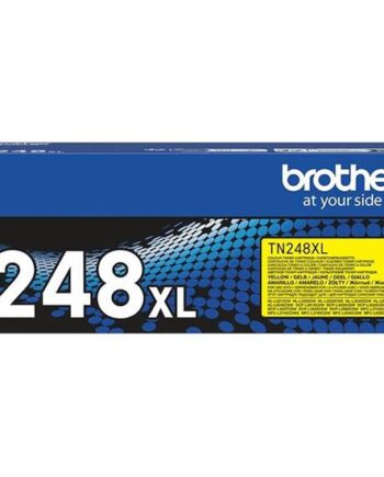 Brother Tn248   Højtydende Gul Original Tonerpatron