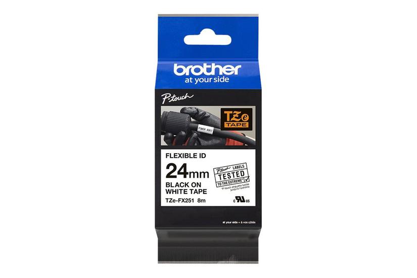 Brother Tze-fx251 Fleksibelt Id-tape Kassette Rulle Cm