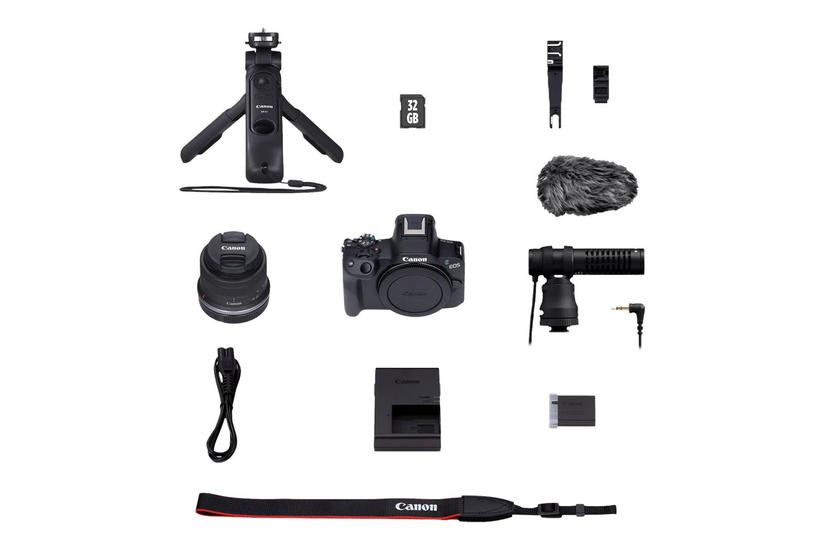 Canon Eos R50 Content Creator Kit Digitalkamera Rf- 18-45 Mm F4 - Is Stm Objektiv
