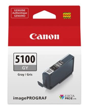 Canon Pfi-5100 Gy Grå Original Blækbeholder