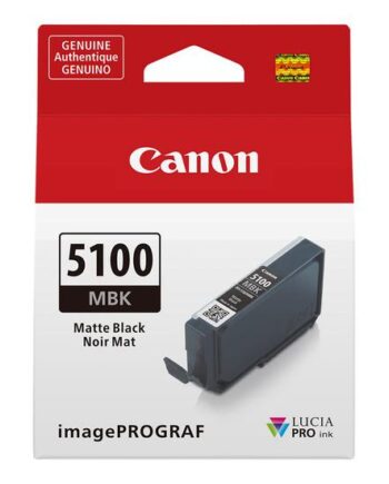Canon Pfi-5100 Mbk Mat Sort Original Blækbeholder