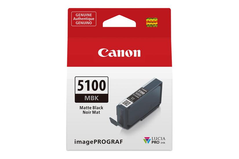 Canon Pfi-5100 Mbk Mat Sort Original Blækbeholder