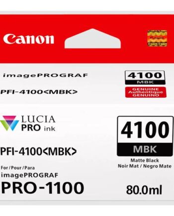 Canon Pfi-4100 Mbk Mat Sort Original Blækbeholder