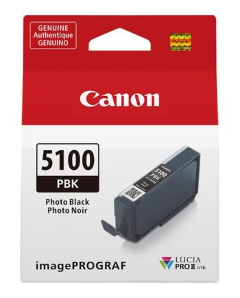 Canon Pfi-5100 Pbk Foto-sort Original Blækbeholder