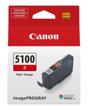 Canon Pfi-5100   Rød Original Blækbeholder