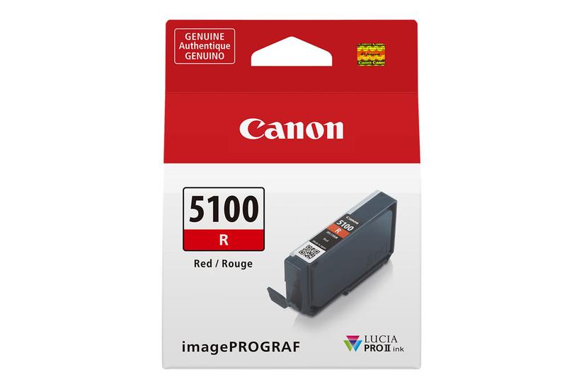 Canon Pfi-5100 Rød Original Blækbeholder