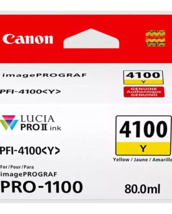 Canon Pfi-4100   Gul Original Blækbeholder