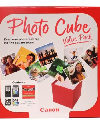 Canon Pg-540 Cl-541 Photo Value Pack   Pakker Farve  Cyan  Magenta  Gul  Pigmenteret Sort Original Skinnende Blækbeholder   Papirsæt