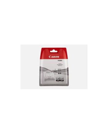 Canon Pgi-520bk Twin Pack   Pakker Sort Original Blækbeholder