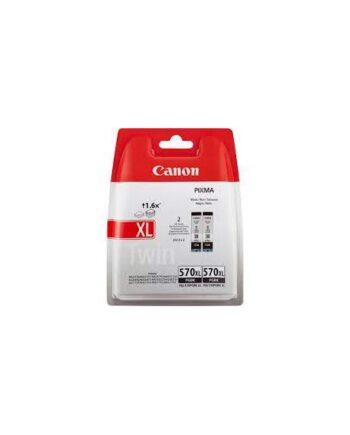 Canon Pgi-570pgbk   Twin Pack   Pakker   Sort Original Blækbeholder