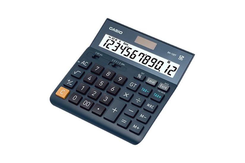 Casio Dh-12et Skrivebords-regnemaskine