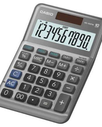 Casio Ms-100fm Regnemaskine Desktop Basis Grå