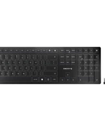 Cherry Dw 9500 Slim Sæt Med Mus Og Tastatur Tysk Grå  Sort Indgangsudstyr