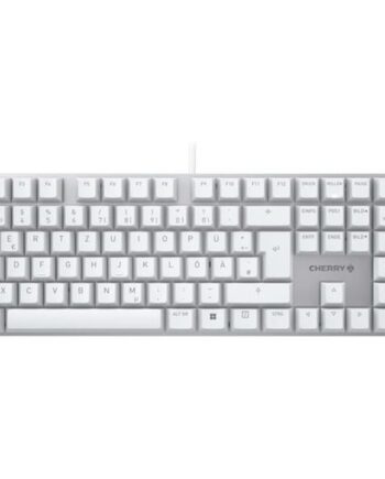 Cherry Kc 200 Mx Tastatur Qwertz Tysk Hvid Indgangsudstyr