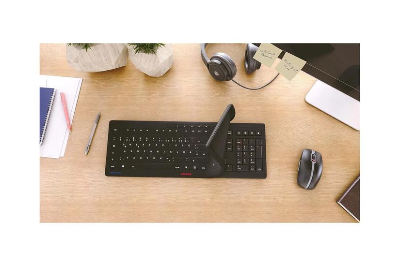 Cherry Stream Keyboard Tastatur Belgisk Sort Indgangsudstyr