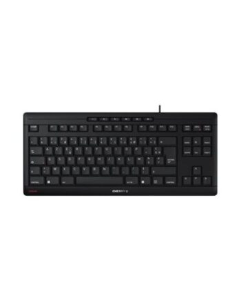 Cherry Stream Keyboard Tkl Tastatur Azerty Fransk Sort Indgangsudstyr