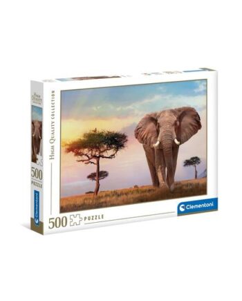 Clementoni African Sunset Puslespil 500 Stk Dyr