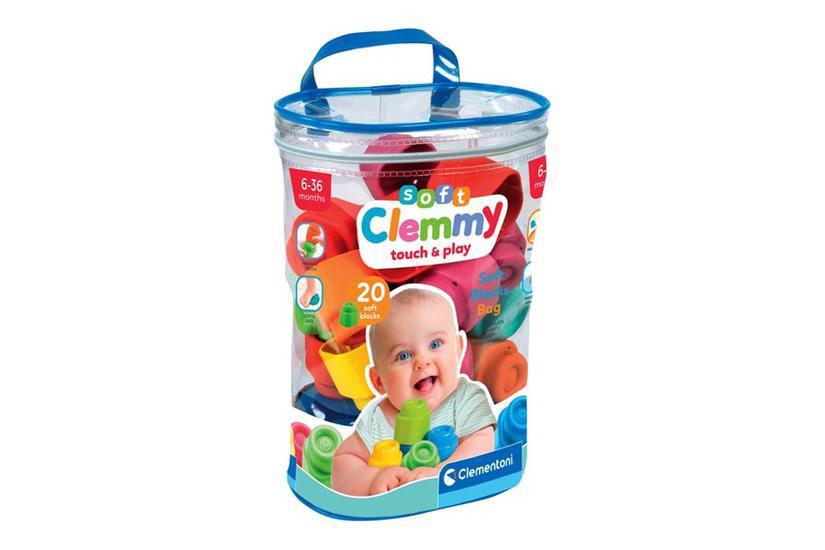 Clementoni Soft Clemmy Touch Play Block Bag