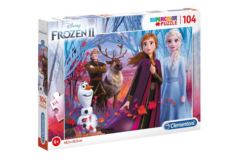 Clementoni Supercolor Disney Frozen Disney Frozen Puslespil 104 Stykker 48 33 Cm år