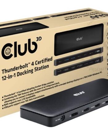 Club 3d 12-in-  Dockingstation Usb-    Usb4   Thunderbolt     Thunderbolt       Hdmi  Dp  Thunderbolt     5gbe