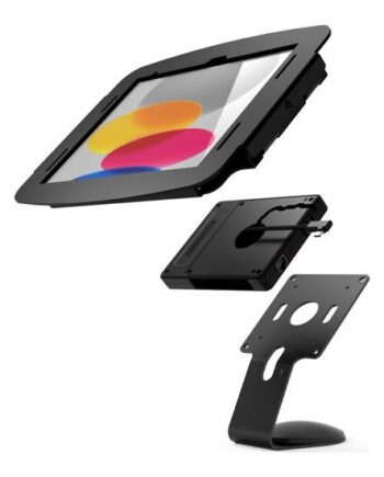 Compulocks Ipad 10th-11th  A16  Gen Space Enclosure Core Counter Stand Or Wall Mount Plus Hub Black Stativ For Tablet