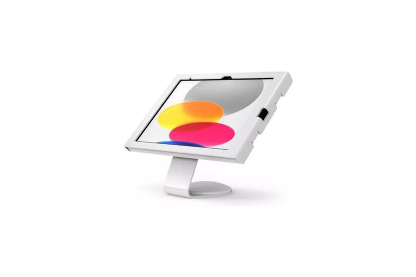 Compulocks Ipad 10th-11th A16 Gen Swell Enclosure Core Counter Stand Or Wall Mount White Stativ For Tablet Udbulningsindelukke Hvid
