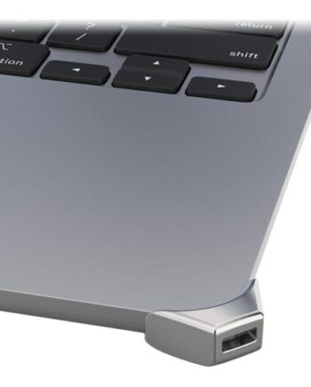 Compulocks Ledge Lock Adapter For Macbook Air 13  M2-m4 Silver Adapter Til Låsning Af Slot For Sikkerhed