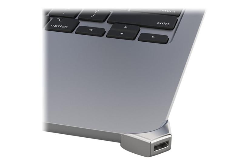 Compulocks Ledge Lock Adapter For Macbook Air 13 M2-m4 Silver Adapter Til Låsning Af Slot For Sikkerhed