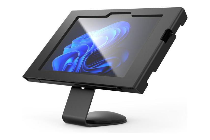 Compulocks Surface Go - Gen Apex Enclosure Core Stand Black Stativ Eksponeret Front Bagsidekamera Og Sensorer For Tablet Sort
