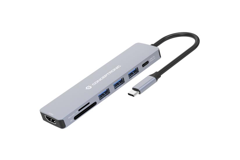 Conceptronic Donn19g Dockingstation Ledningsført Usb Gen Gen Type- Grå