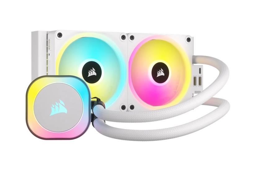 Corsair Icue Link H100i Rgb Liquid Cpu Køler Hvid