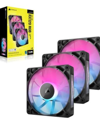 Corsair Icue Link Rx120 Rgb Triple Starter Kit Indsats Med Blæser