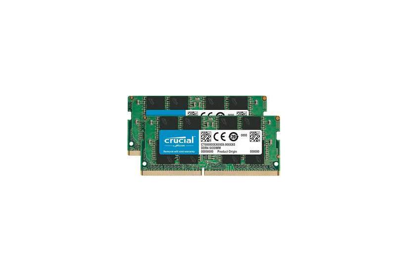 Crucial 32gb 16gbx2 Ddr4 Pc4-25600 3200mhz Sodimm