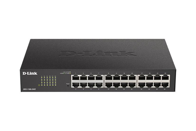 -link Dgs 1100-24v2 Switch 24 Porte Smart Monterbar På Stativ