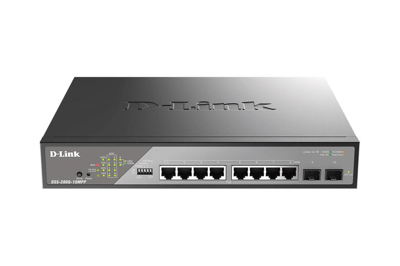 -link Dss 200g-10mpp Switch Porte Administreret Monterbar På Stativ