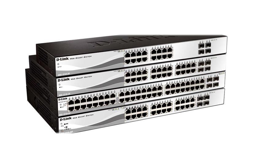 -link Web Smart Dgs-1210-28p Switch 24 Porte Administreret Monterbar På Stativ