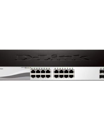-link Web Smart Dgs-1210-20 Switch 16 Porte Monterbar På Stativ