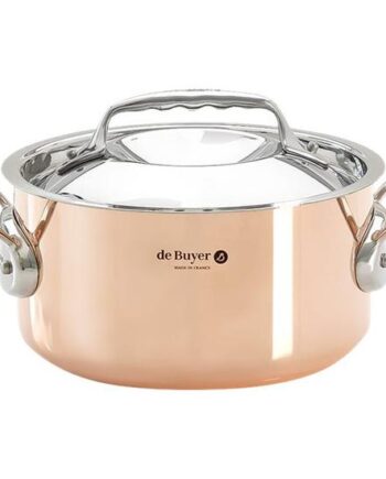 De Buyer 6242 16 Sovsegryde       Rund Kobberfarve  Rustfrit Stål