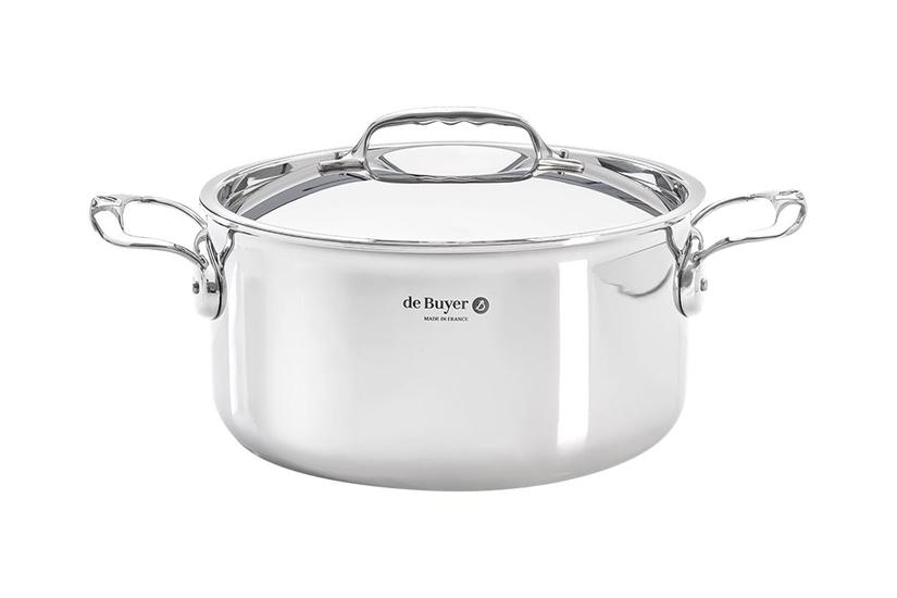 De Buyer 3742 24 Sovsegryde Rund Rustfrit Stål