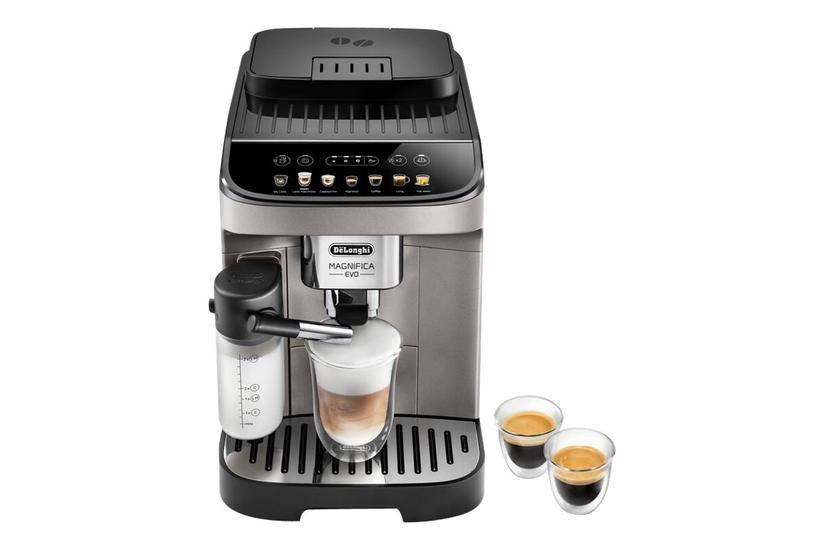 De Longhi Magnifica Evo Ecam290 81 Tb Automatisk Kaffemaskine Med Mælkeskummer 15 Bar Titansort