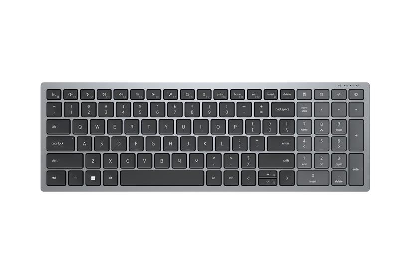Dell Pro Plus Compact Kb740 Tastatur Kompakt Qwerty Us International Titan Grå Indgangsudstyr