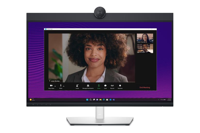 Dell 27 Video Conferencing Monitor P2724deb Skærm Led Baglys 27 Ips 5ms 8ms Qhd 2560x1440 Ved 60hz