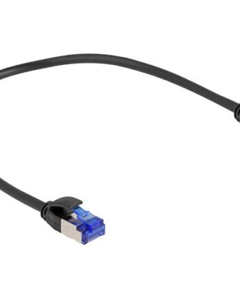 Delock Netværkskabel 25 Cm Sort
