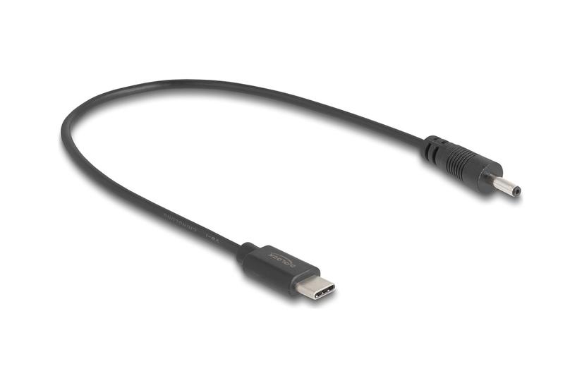Delock Strømkabel 24 Pin Usb- Til Dc Jackstik Mm 27 Cm